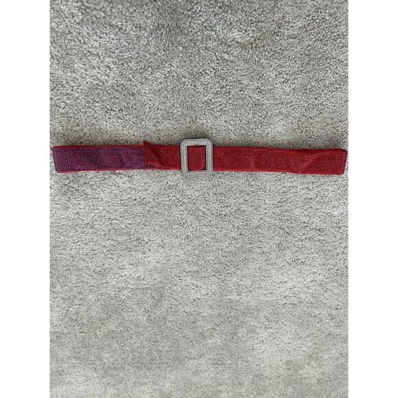 Benedetta Bruzziches Elegant Red Strass Venus Belt NWOT main image 5